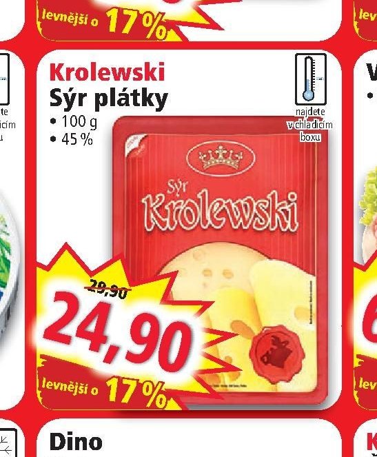Krolewski Sýr plátky