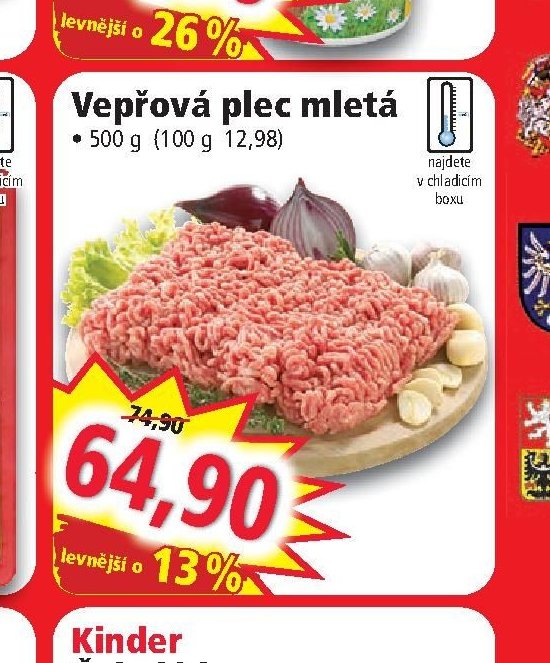 Vepřová plec mletá