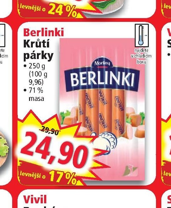 Berlinki Krůtí párky