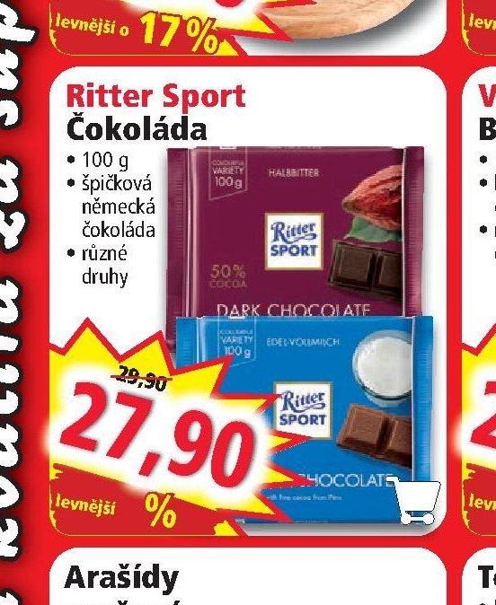 Ritter Sport Čokoláda