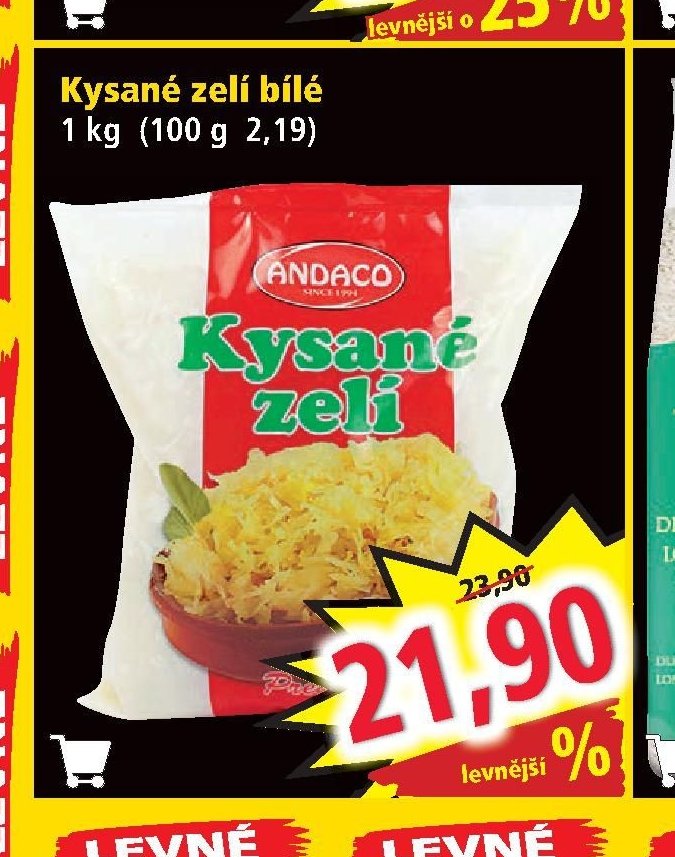 Kysané zelí bílé 1 kg
