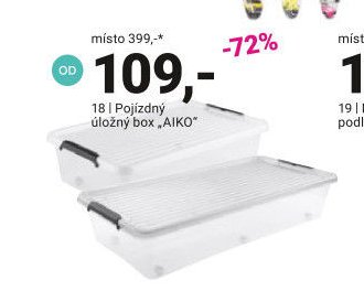 Pojízdný úložný box AIKO
