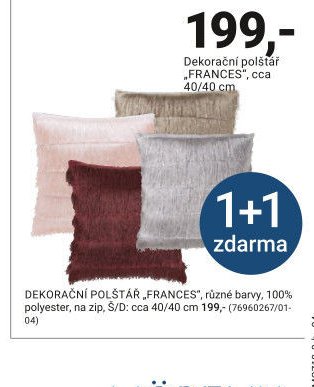 DEKORAČNÍ POLŠTÁŘ FRANCES