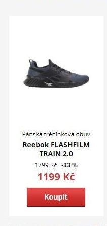 Pánská tréninková obuv Reebok FLASHFILM TRAIN 2.0