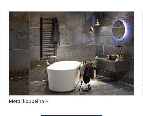 Metal koupelna