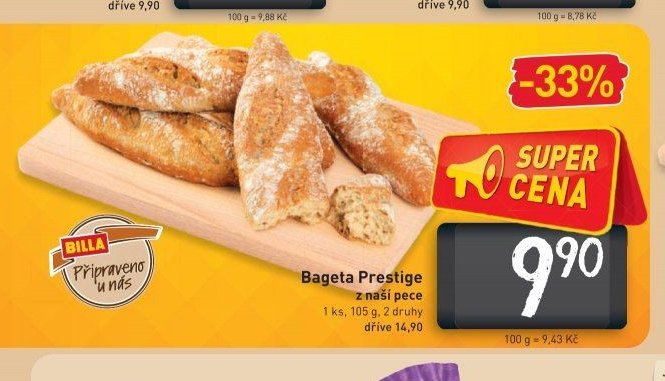 Bageta Prestige z naší pece