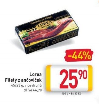 Lorea Filety z ančoviček