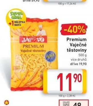 Premium Vaječné těstoviny
