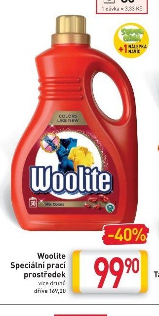 Woolite Speciální prací prostředek