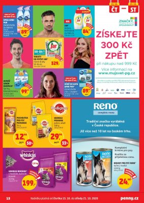 akční leták Penny Market 15.10.2020-21.10.2020