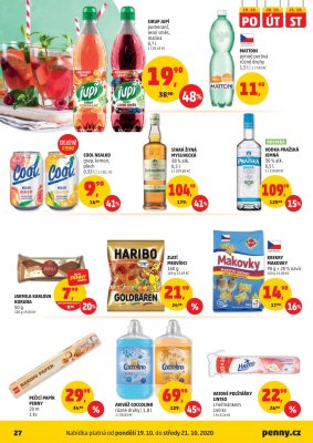 akční leták Penny Market 15.10.2020-21.10.2020