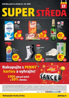 akční leták Penny Market 15.10.2020-21.10.2020