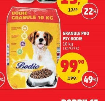 Granule pro psy Bodie