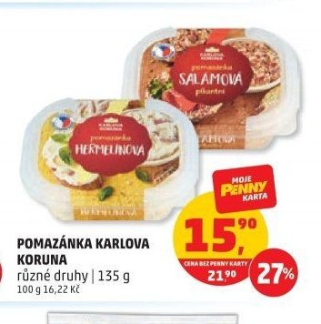 POMAZÁNKA KARLOVA KORUNA