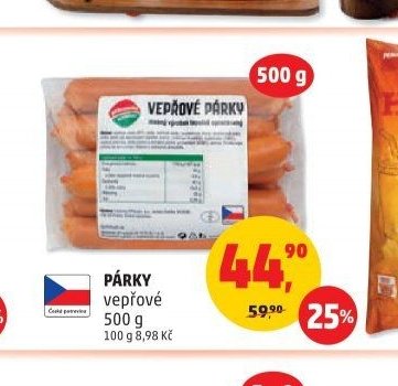 PÁRKY vepřové