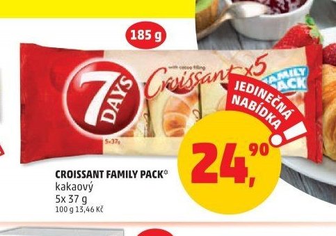Croissant Family Pack kakaový 5x 37 g