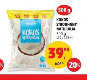 Kokos strouhaný Naturalia 500 g