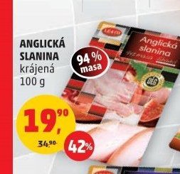 ANGLICKÁ SLANINA krájená 100 g