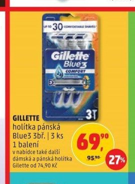 GILLETTE holítka pánská Blue3