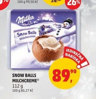 Snow Balls Milchcreme