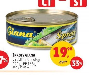 Šproty Giana