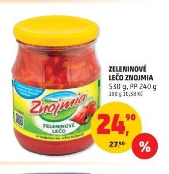 Zeleninové lečo Znojmia