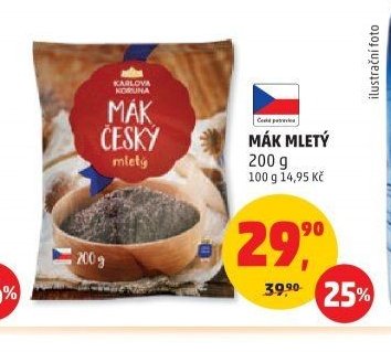 Mák mletý Karlova Koruna