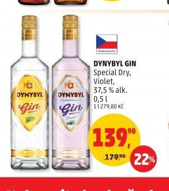Dynybyl Gin Special Dry, Violet 37,5% 0,5l