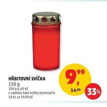 Hřbitovní svíčka