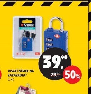 Visací zámek na zavazadla