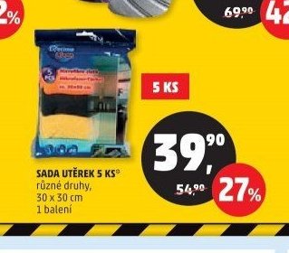 Sada utěrek 5 ks