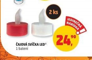 ČAJOVÁ SVÍČKA LED