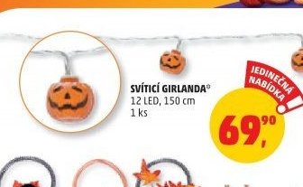 Svítící girlanda
