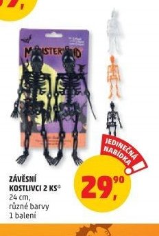 Závěsní kostlivci 2 ks