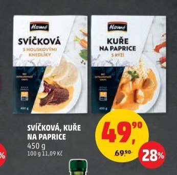 Svíčková / Kuře na paprice