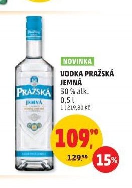 VODKA PRAŽSKÁ JEMNÁ