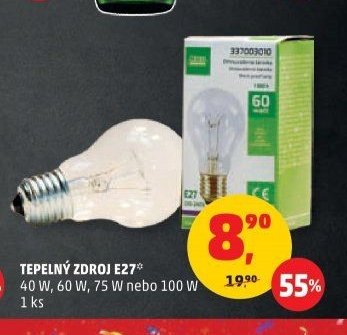 TEPELNÝ ZDROJ E27