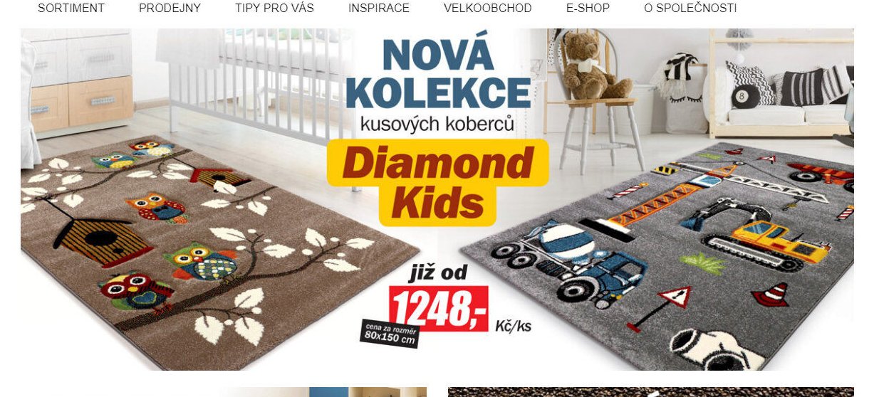Kusové koberce Diamond Kids - Breno koberce akcniletaky.com