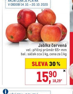 Jablka červená