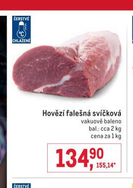 Hovězí falešná svíčková