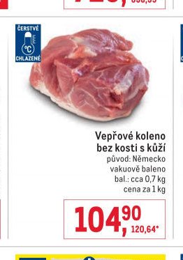 Vepřové koleno bez kosti s kůží