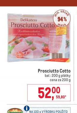 Prosciutto Cotto