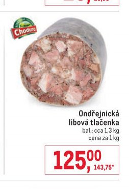 Ondřejnická libová tlačenka