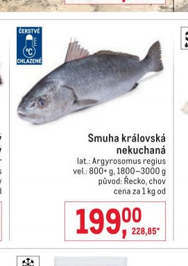 Smuha královská nekuchaná