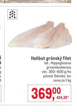 Halibut grónský filet