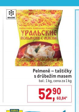 Pelmeně – taštičky s drůbežím masem