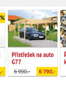 Přístřešek na auto G77 - UNI HOBBY akcniletaky.com