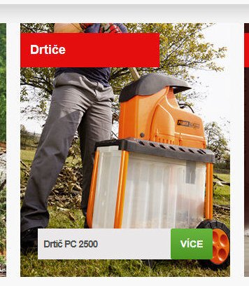 Drtič PC 2500 - Mountfield akcniletaky.com