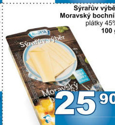 Sýr Moravský bochník 45% Madeta