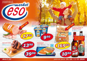 akční leták ESO MARKET 21.10.2020-1.11.2020